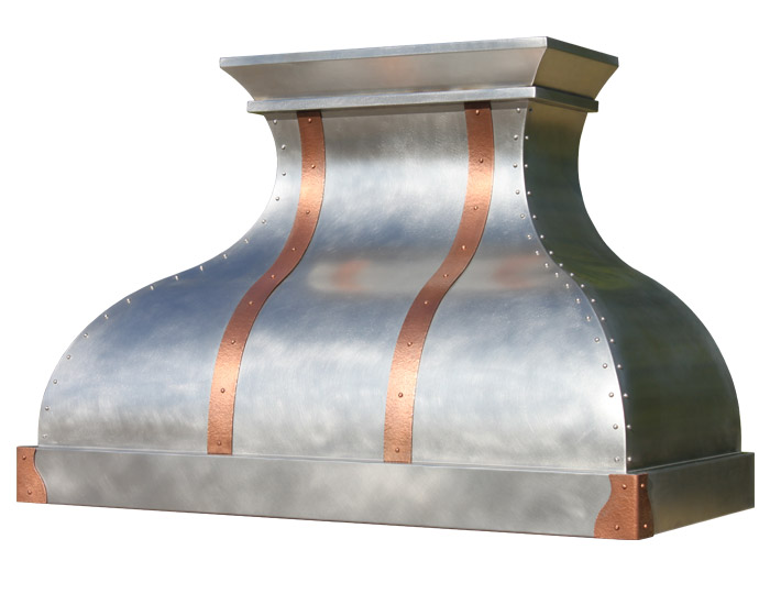 Arabella Range Hood in Natural Stainless Steel