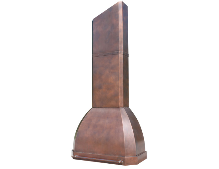Classic Dome Range Hood with Double Mitered Seams