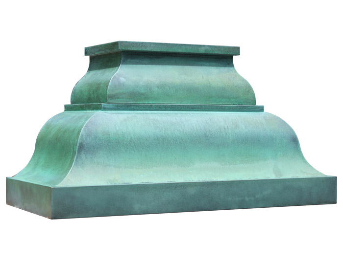 Verdigris Copper Range Hood