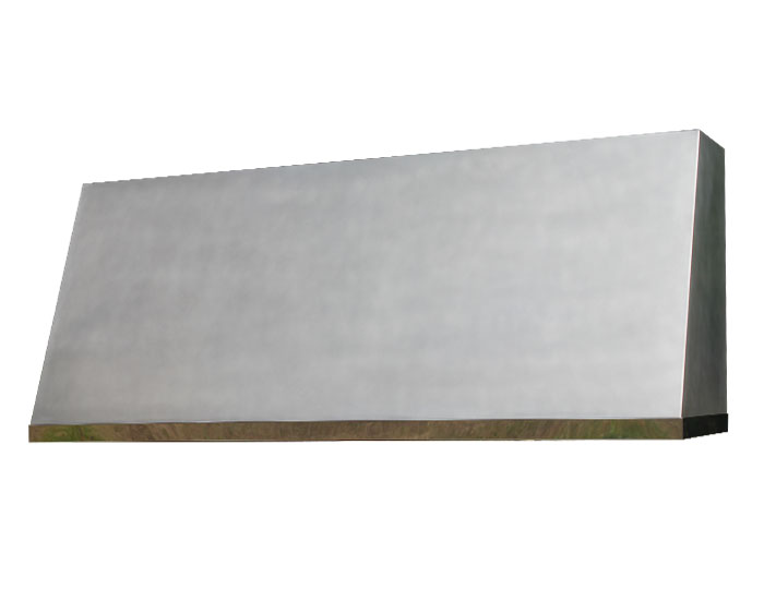 Heritage Range Hood with Rivetless Mirror Apron Strap
