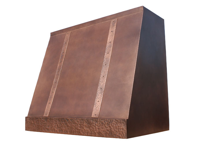 Heritage Range Hood in Medium Antique Copper