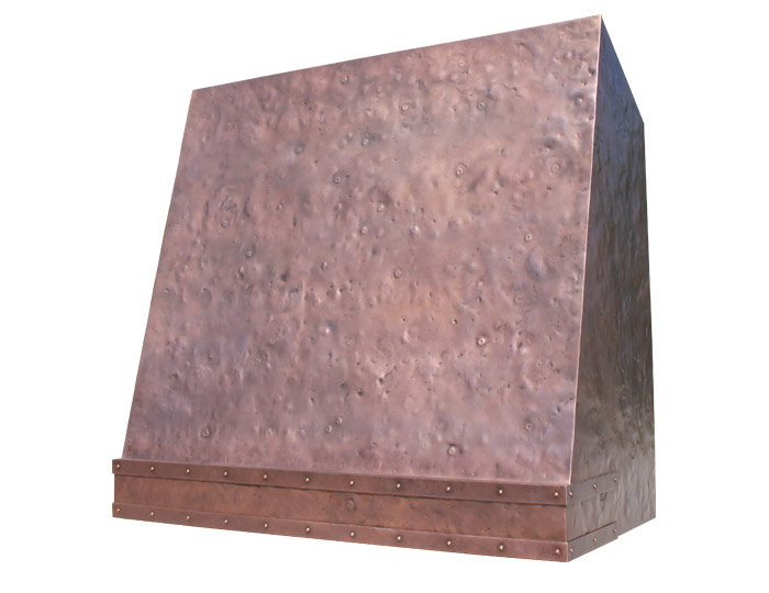 Heritage Range Hood in Medium Antique Copper