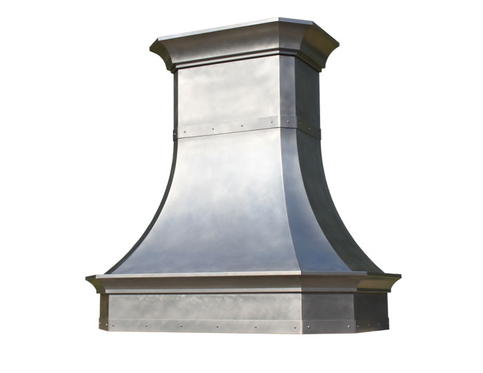 Mitered Sweep Hood in Stainless Steel