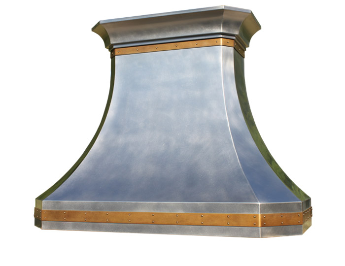 Mitered Sweep Hood in Stainless Steel