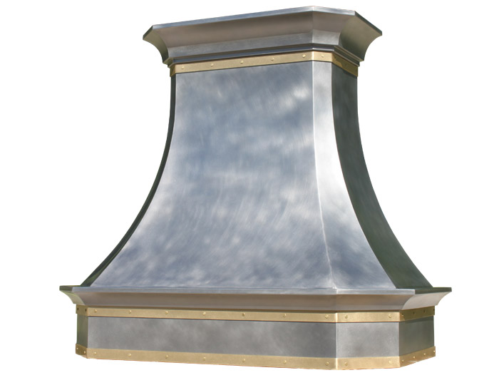 Mitered Sweep Hood in Stainless Steel
