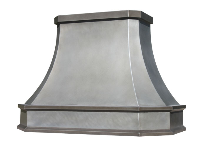 Light Antique Zinc Range Hood