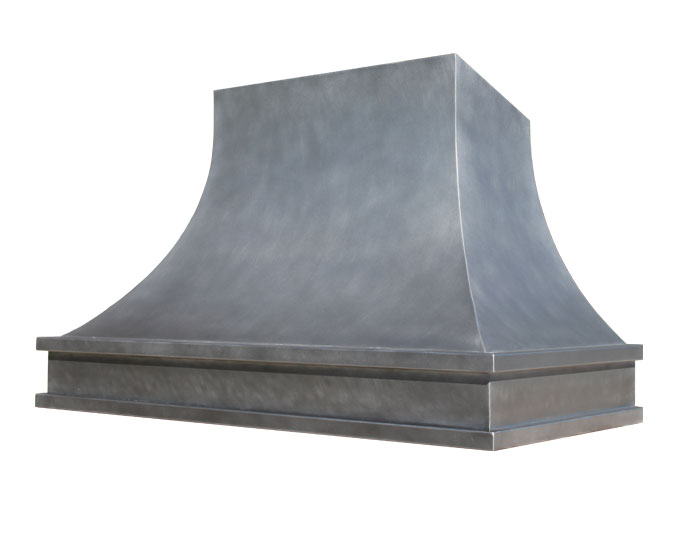 Medium Gray Zinc Range Hood