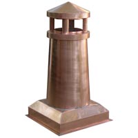 Charleston Copper Chimney Pot