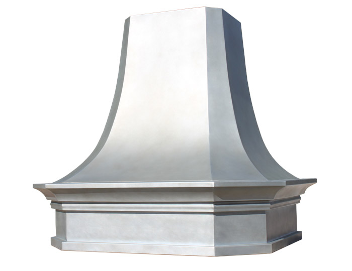 Alpine Range Hood with Double Mitered Seams