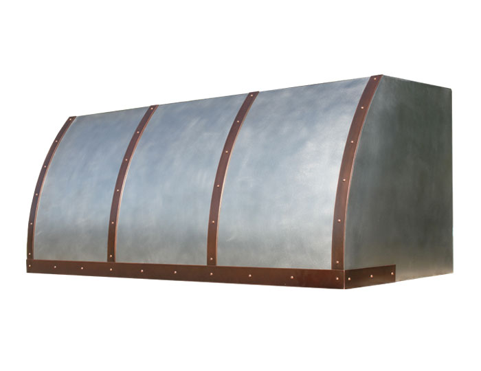 Barrel Range Hood in Natural Stainless Steel